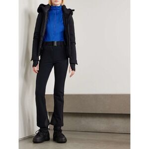 Goldbergh Serena Ski Pulley  Electric Blue Half Zip Luxury Ski Base Layer L NWOT